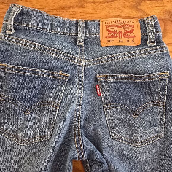 Levi's 511 Men's/Boys Jeans Red Tag 24W 25L Reg 8 - Picture 8 of 11